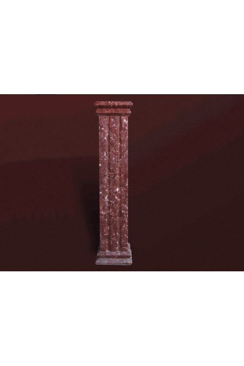 Плоская колонна с канелюрами из мрамора